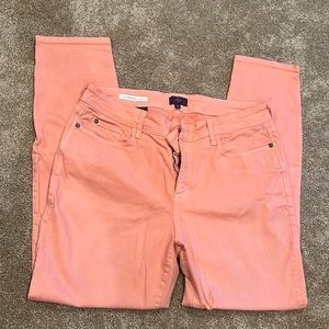 Coral NYDJ ankle jeans